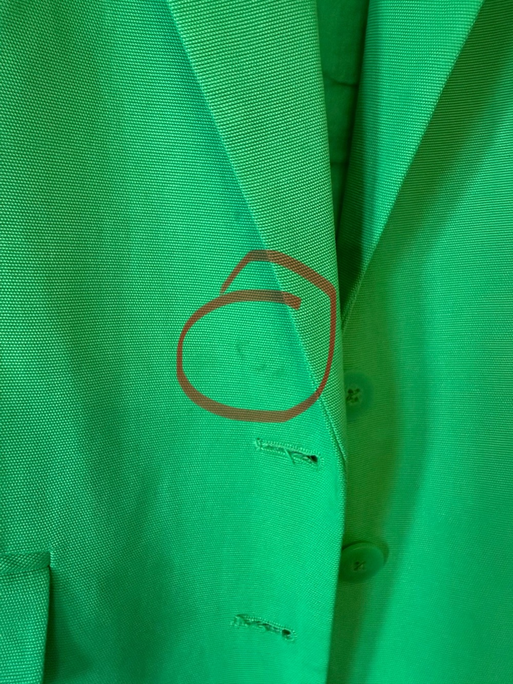 FARM Rio Vibrant Green Two-Button Blazer - Picture 14 of 15